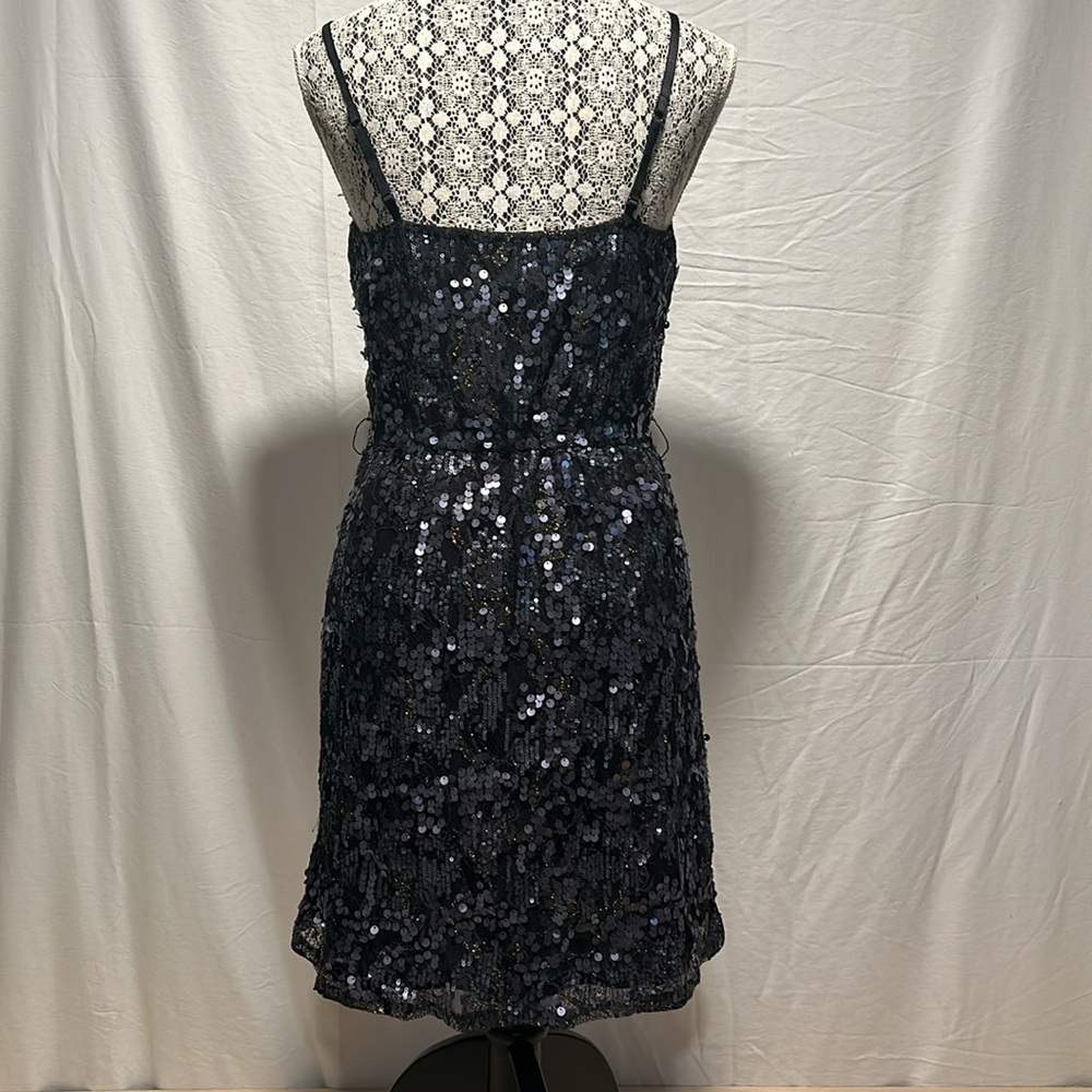 Express Black Sequin Dress Size Medium - Picture 6 of 9